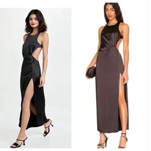 For Love And Lemons Black Maxi Dress